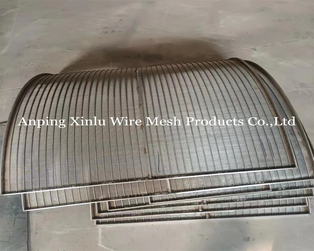 Sturdy Sieve Bend Screen 5-50mm Thickness 3x20mm Frame size Width 2.2-3.0mm wedge wire support wire