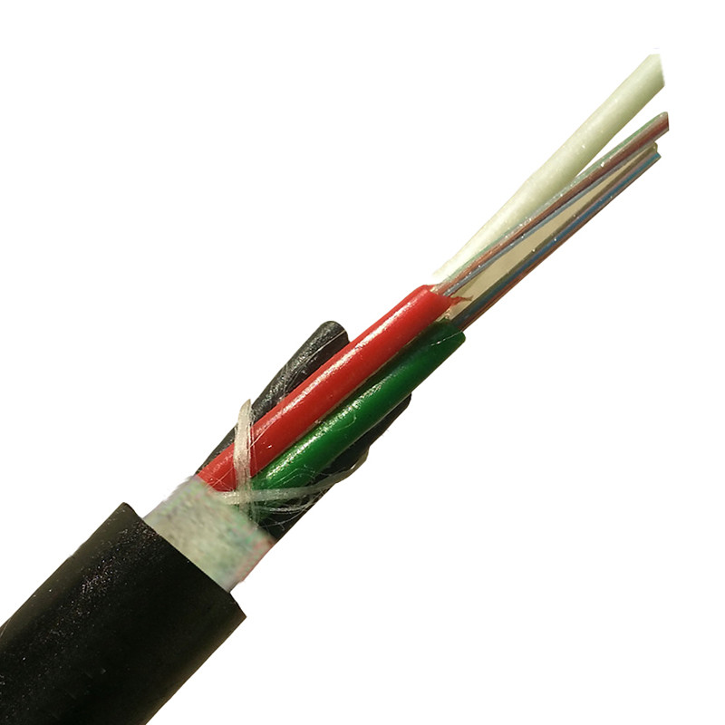 Outdoor Aerial GYFTY 48 Core Optical Fiber Cable With FRP Strength Member