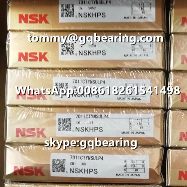 15 Degree Contact Angle Single Universal NSK 7011CTYNSULP4 Angular Contact Ball Bearing