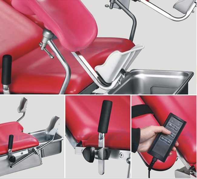 Stainless Steel Electric Gynecology Chair Foot Switch For Obstetric Birthing