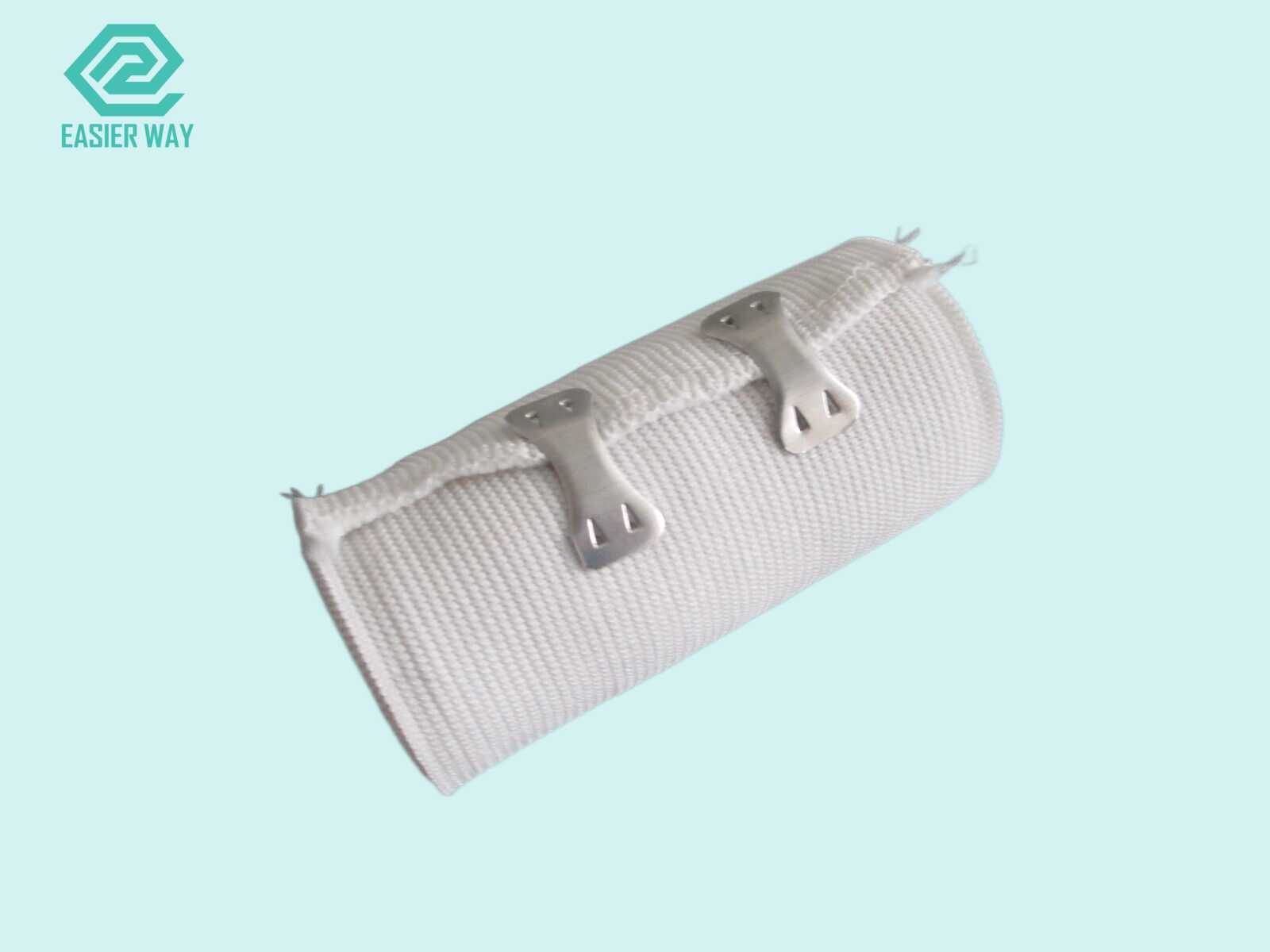 Skin Colored Medical Dressing Tape Gauze Tape High Elastic Compression Bandage With Clips