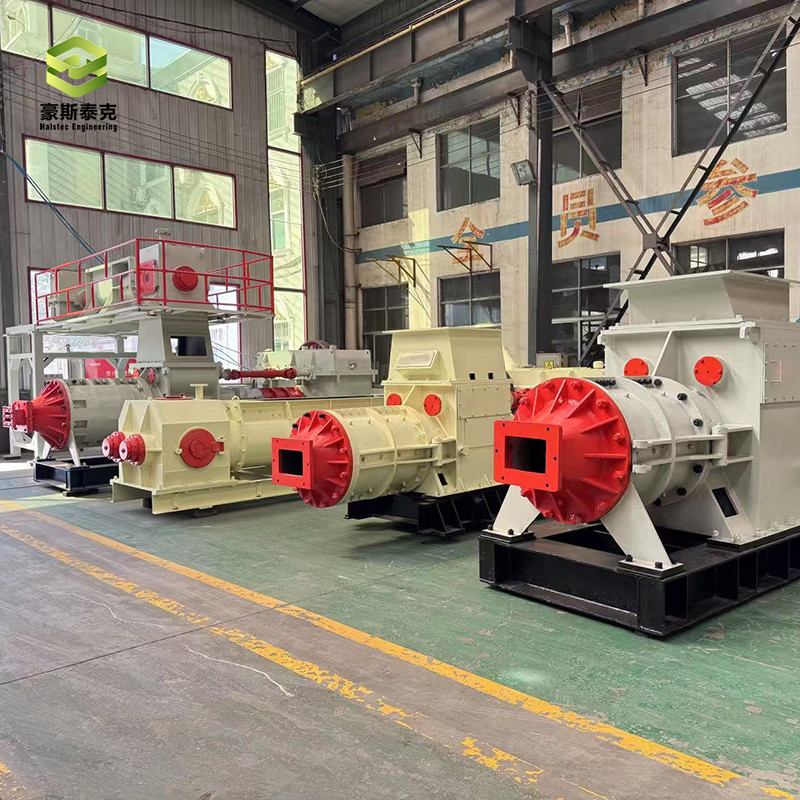 Vacuum Extruding Method JKY60 Double Stage Vacuum Extruder Clay Brick Making Machine Fully Automatic 160 315kw