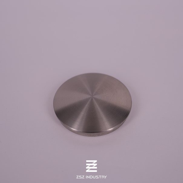 Dome Balustrade End Caps 8mm Height 42.4 X 2.0mm Mounting Satin / Mirror Surface