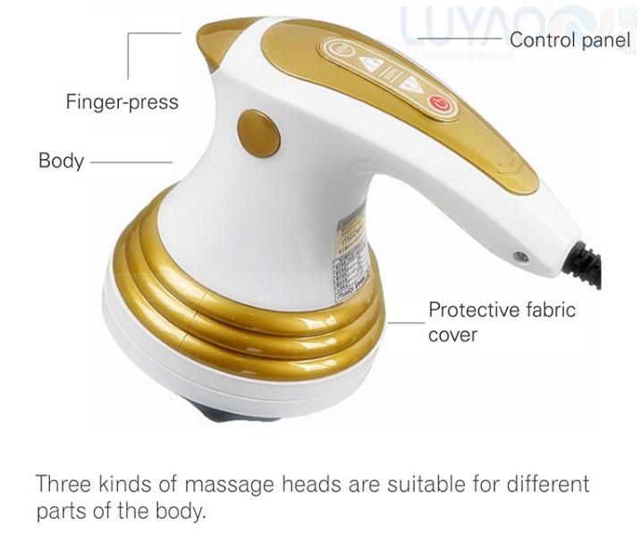 Non - Rechargeable Mini Anti Cellulite Electric Massager With Red Light