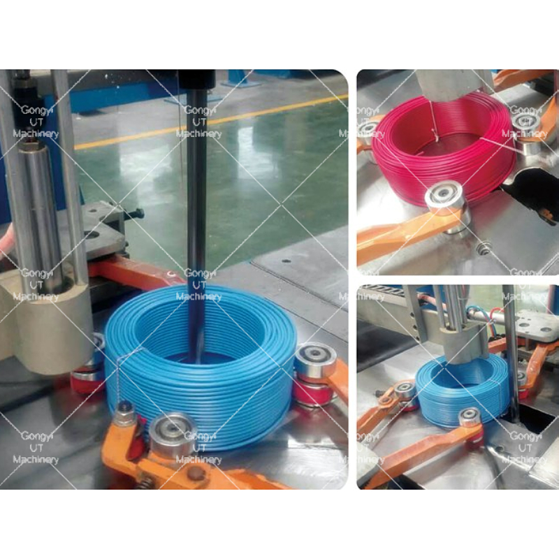 Max.ID 200mm Cable Extrusion Line Shaftless Auto Loader and Auto-Coiling Wire Machines