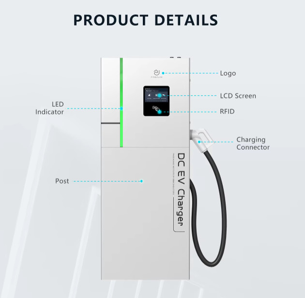 Dc Charging Station Pile 30kw 40kw 50kw Commercial Fast Ev Charger for Electric Car