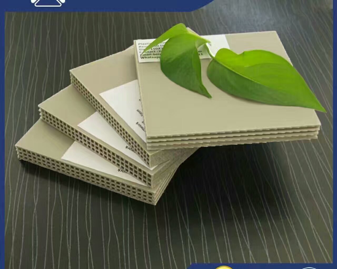 3mm 1220*2440mm PP Plastic Hollow Pvc Boards For Construction