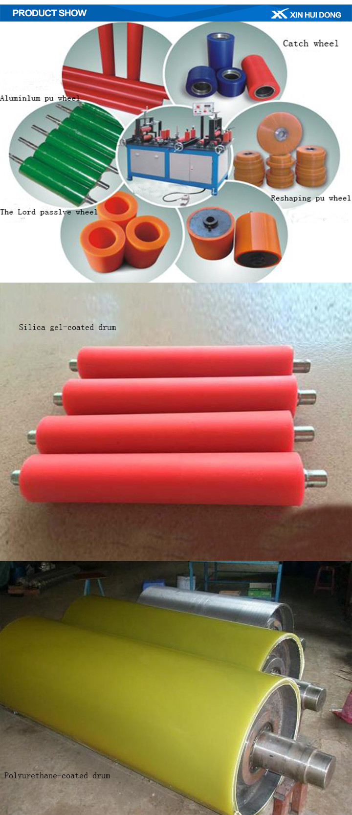 Rubber Roller Rails Conveyors , Customized Accumulation Conveyor Systems