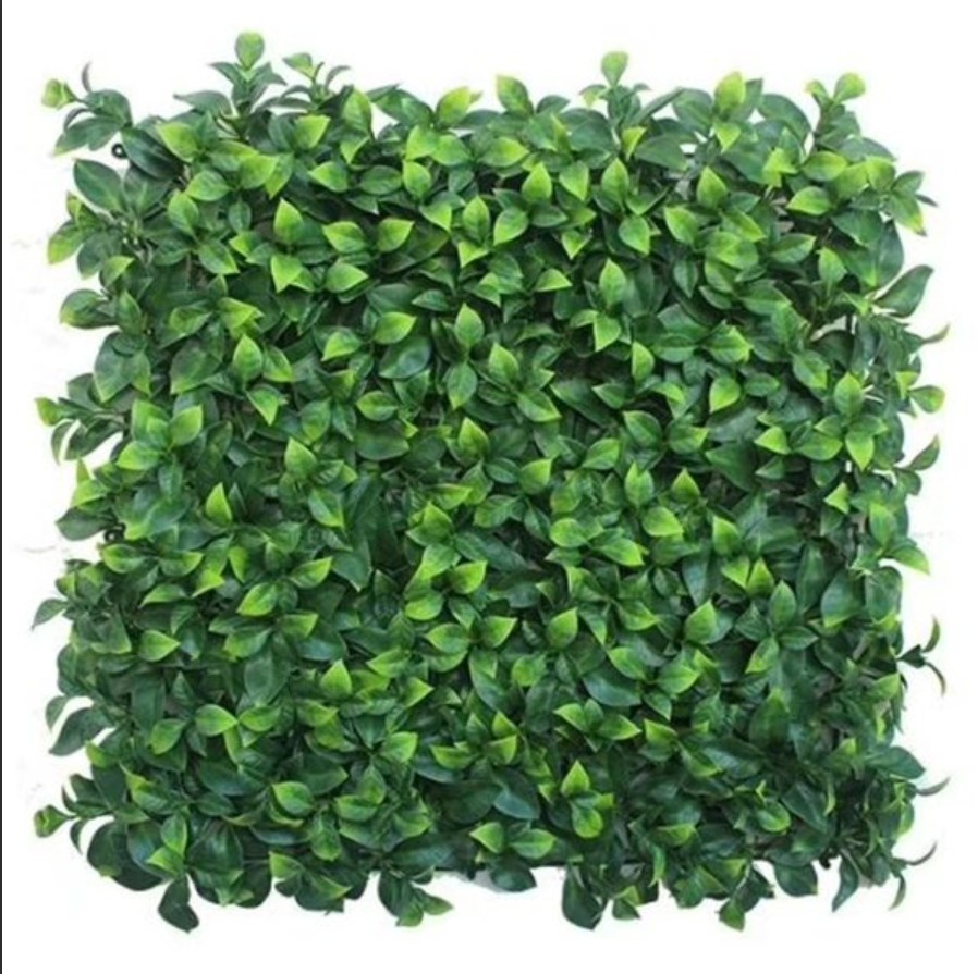 50cm*50cm Size Artificial Grass Wall Easy Installation Great Performance Low Maintenance