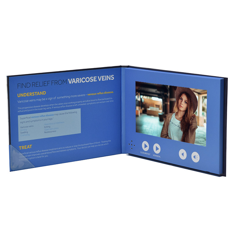 video brochure for advertising 4.3/ 5 /7 /10.1 inch screen wholesale video brochure from china supplier