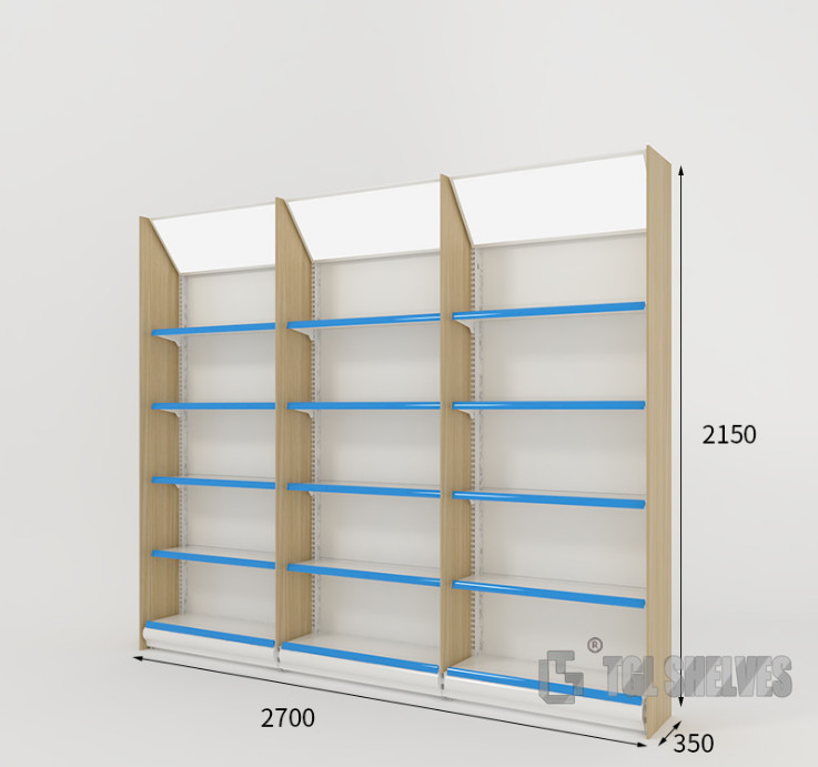 Light Duty Medical Store Display Rack 5 Layers For Pharmacy 30-50kg Capacity