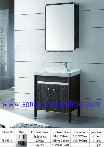 Modern Alunimun Bathroom Vanity/ aluminum alloy bathroom cabinet/Mirror Cabinet