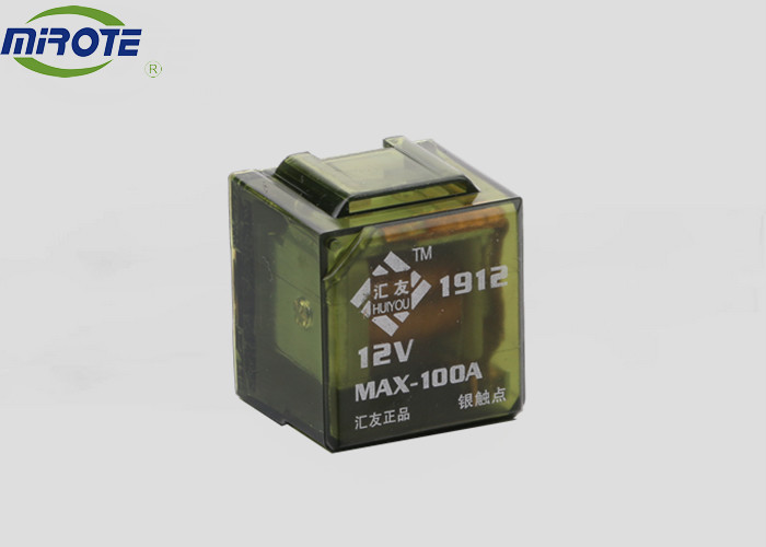 High Amp 12 Volt Car Relay With Two Contacts Braided Wire High Power