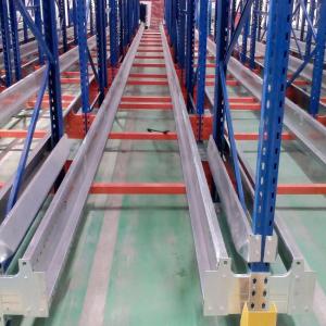  Warehouse Storage Radio Shuttle Pallet Racking Metal Semi Automated Manufactures