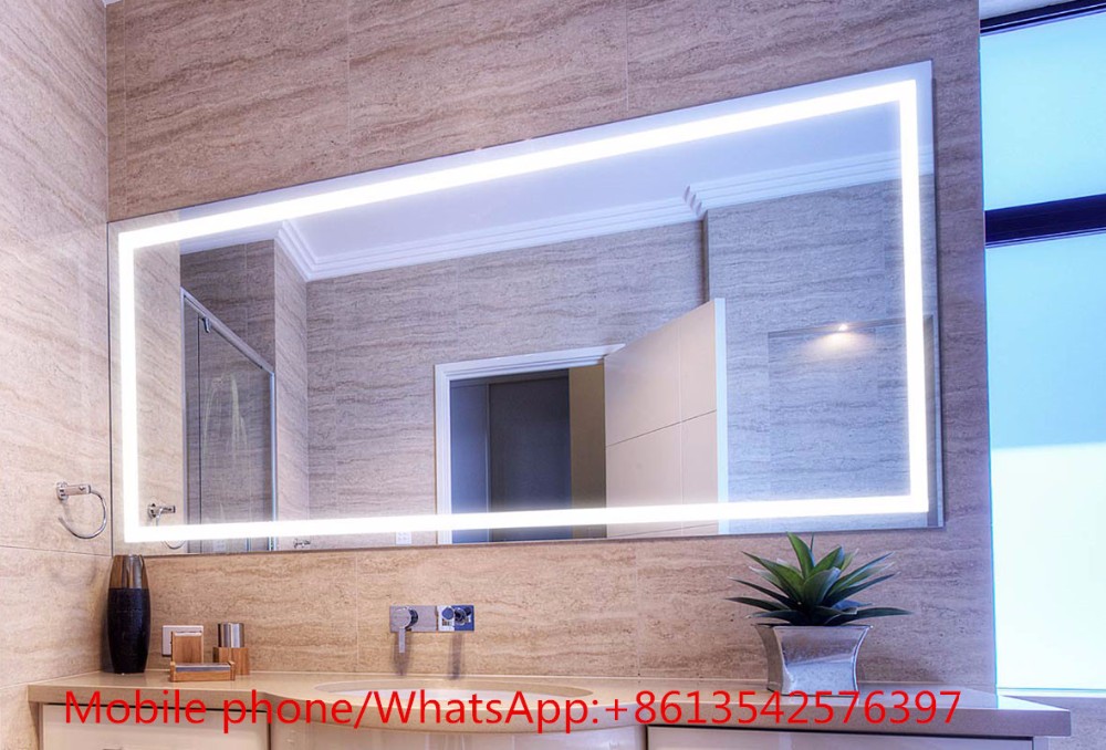 IP44 Rated LED Touch Screen Wash Basin Mirror with Backlit Light and ETL CETL CE RoHS