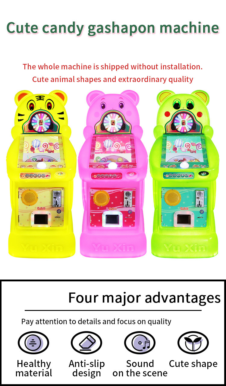 Pink Color Children'S Cute Candy Machine For Home / Store / Restaurant