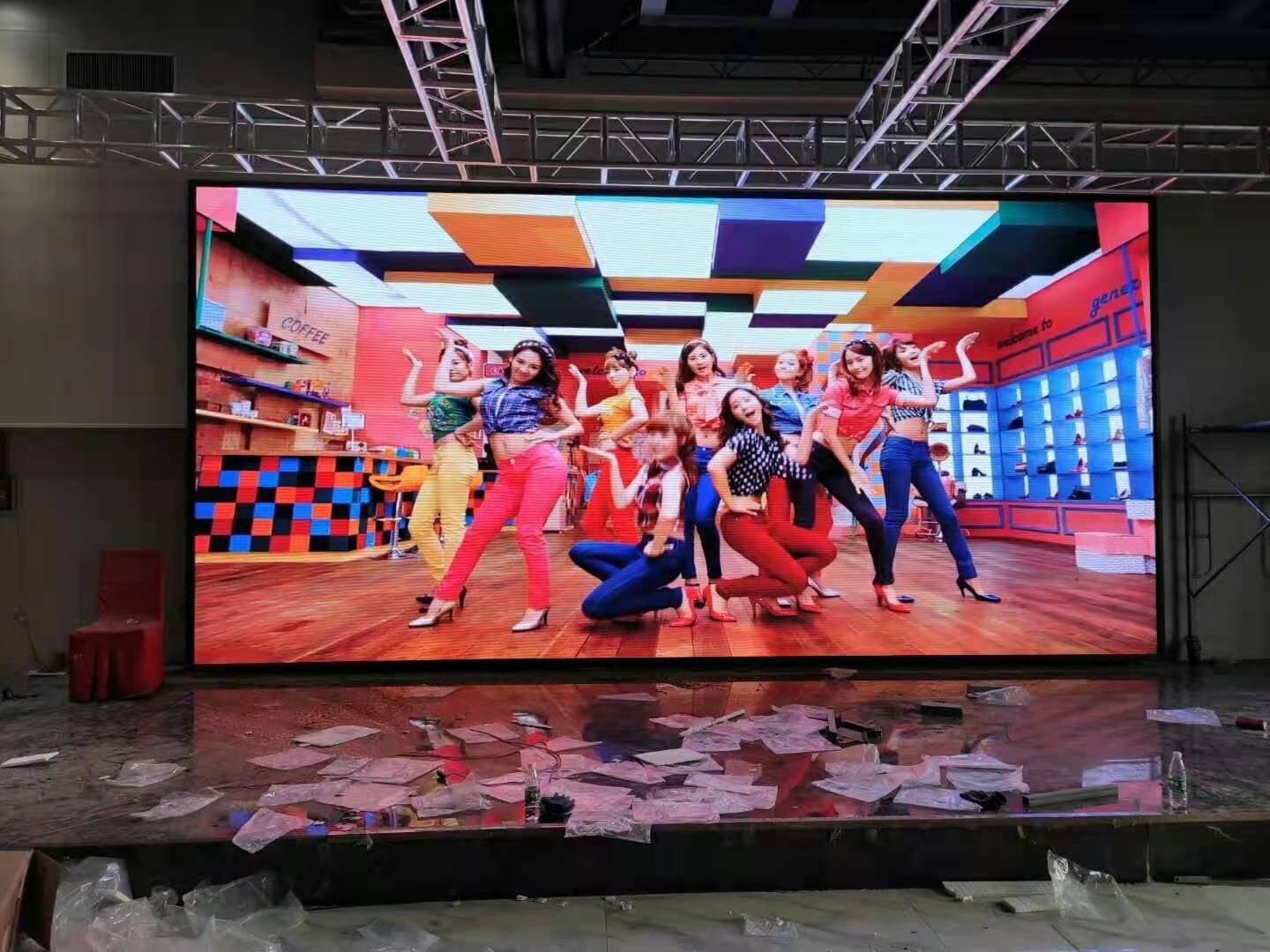 4.81mm 3840 hz Resolution Stage LED Screens Rental With Nova Control，CE,CB.FCC,UL IEICC certificataion，500x500 cabinet