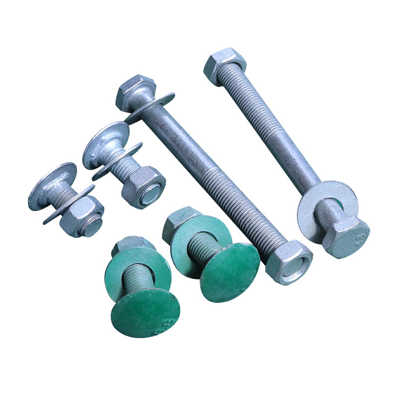 Convenient Q235 Q345 Steel Bolt And Nut For Multi-application Crowd Control Stanchion