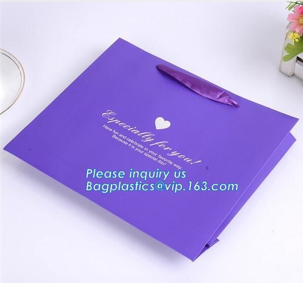 Luxury Paper Gift Carrier Shopping Bag Party Bag with Handles,printed paper carrier bag for apparel shopping bag, bageas