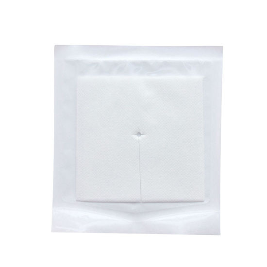 CE Approved Y Cut Sterile Non-woven Trach Sponge