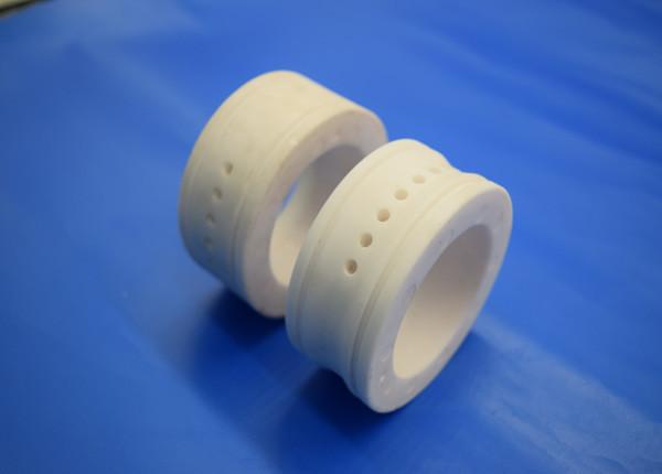 Sintered White Alumina Zirconia Ceramic Sleeve , Polished Aluminum Wheels Guide