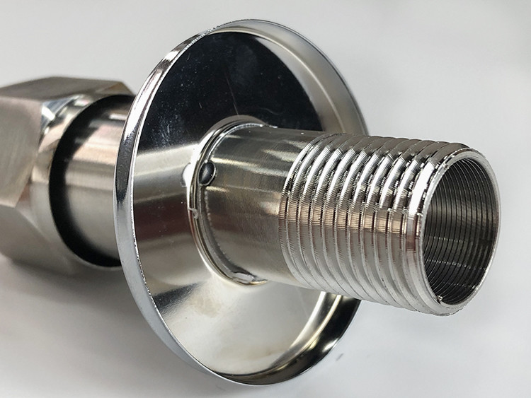 Female Thread Bathroom Hardware Sets , SUS 304 Triangle Angle Valve