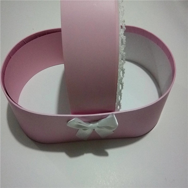 New Design Flower Box Baby Cradle Shape Box For Baby Birthday rose gift