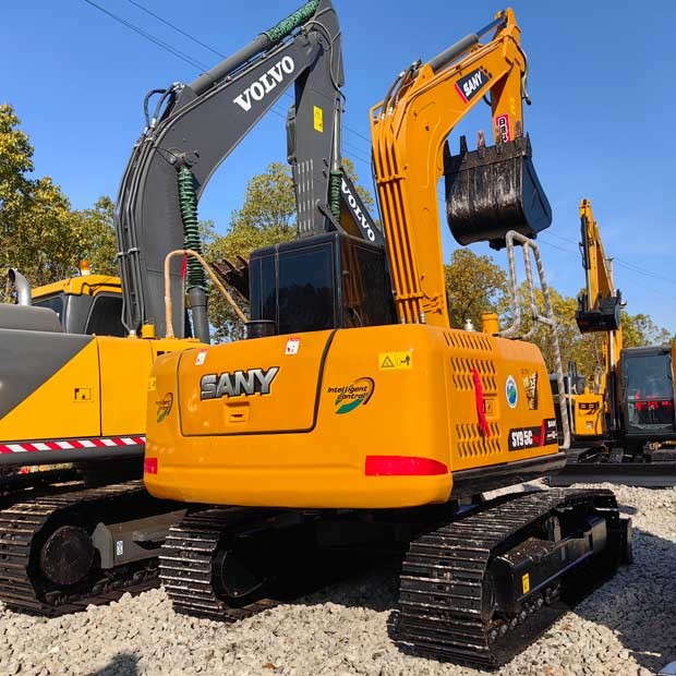 Crawler Digger Bucket Capacity 0.39m³ Sany SY95C Crawl Digger For Minor earthworks