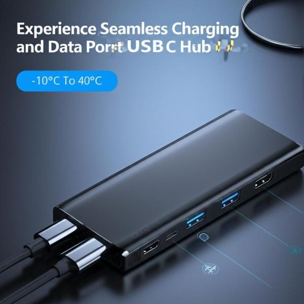 Experience Seamless Charging and Data Transfer with Multiple Port USB C Hub in