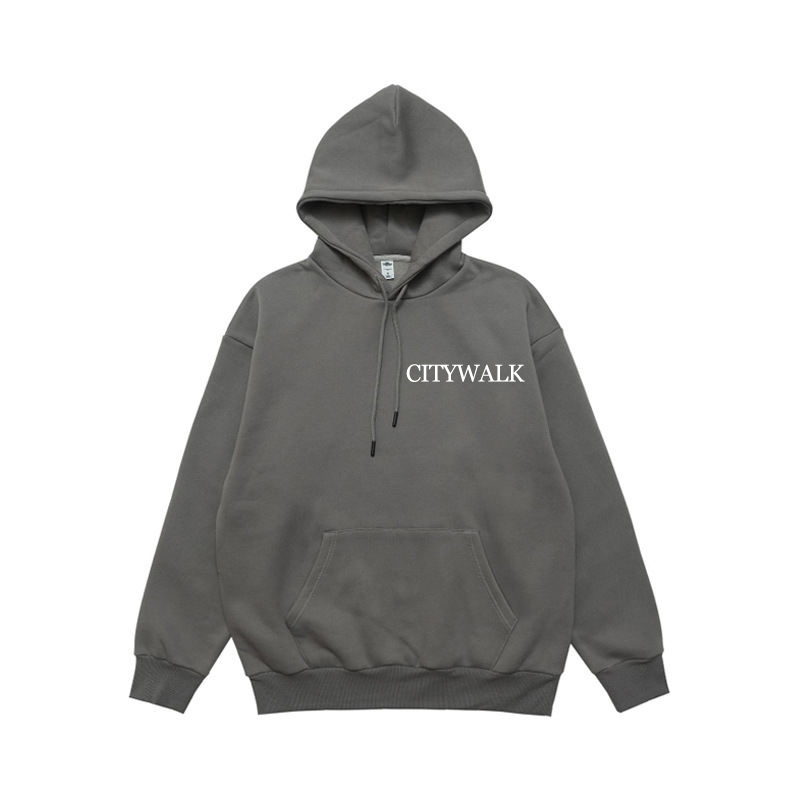 Oversized Streetwear Men's 100% Cotton Sweatshirts in Thick Heavy Knitted Fabric