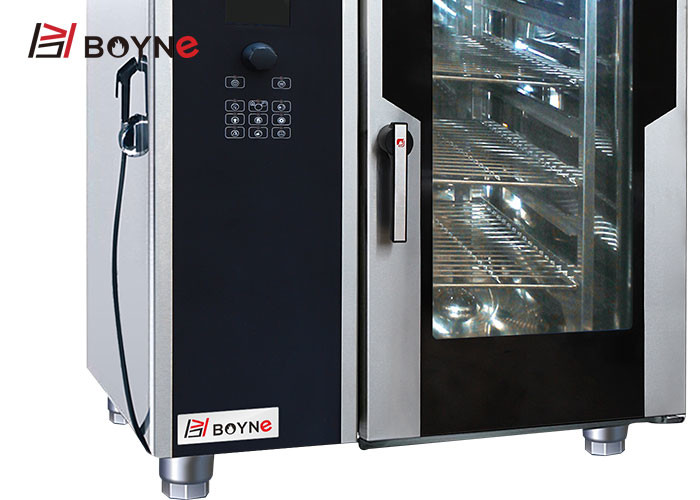 10 Trays Combi Oven With Boiler 380v Electric Digital Controller
