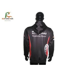 Fashional Custom Sublimated Polyester Hooded Jacket Waterproof Printed Pullover
