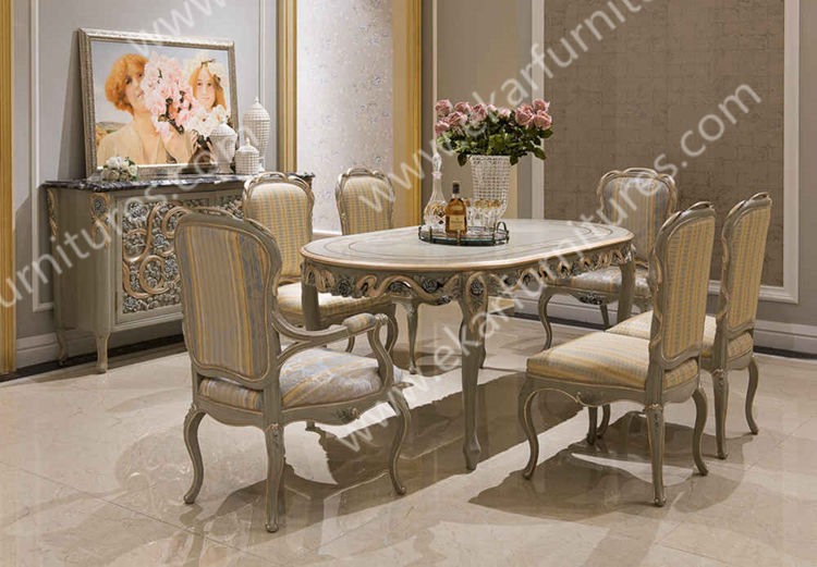 Chinese antique carved wooden dining table FT-103A