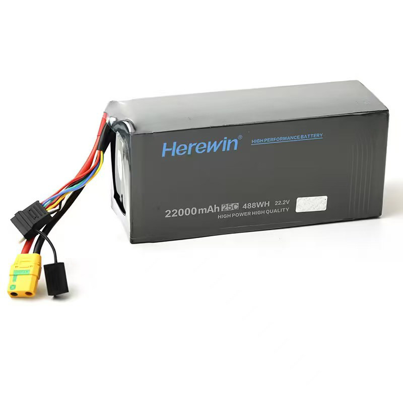 Herewin 6s 22000mah Lipo Soft Pack Battery 22.2V For Agricultural Sprayer UAV
