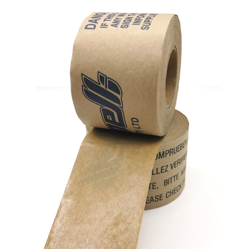 Factory Direct Sale Single Side Eco Friendly Brown Kraft Paper Tape For Box Sealing
