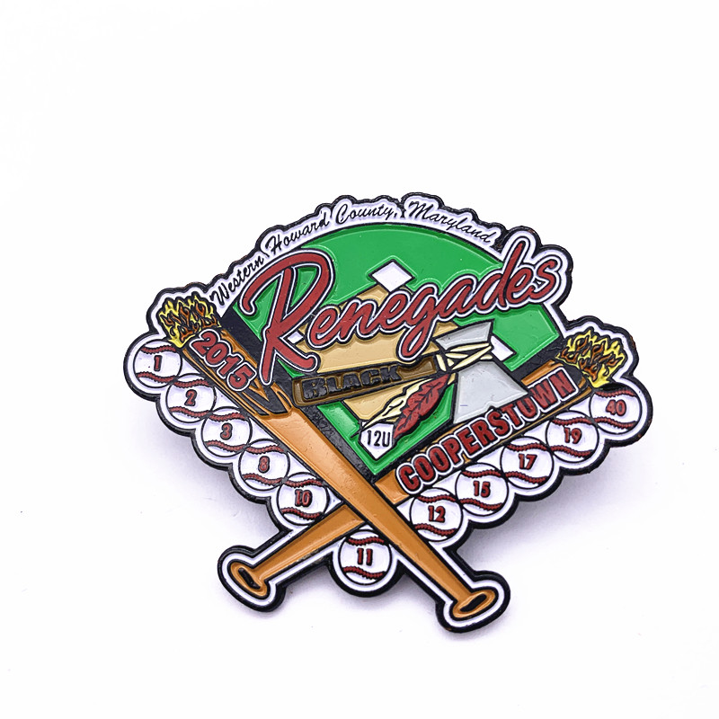 Custom Souvenir Pin Badges , Flag Style Iron Soft Enamel Pin Manufacturer