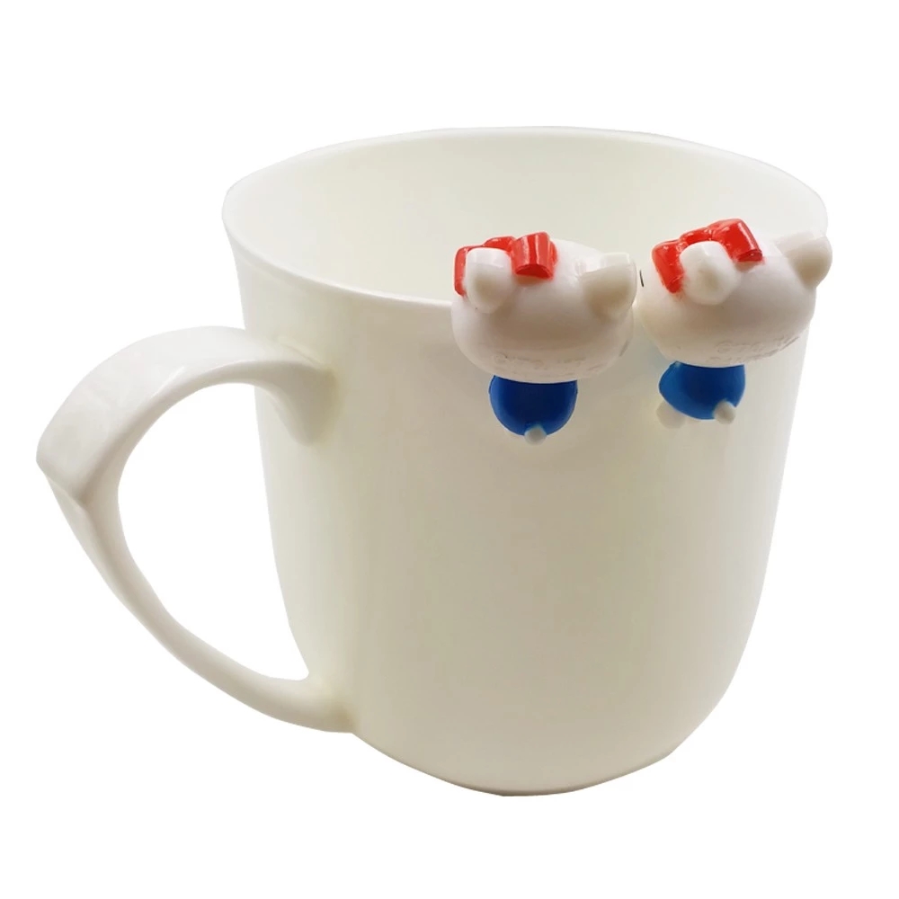 Custom figure toy manufacturer OEM Customized Kitty cat Mini Cup Cartoon Figure Toys custom your own design toy