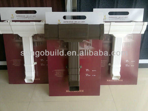 K type pvc rain gutter