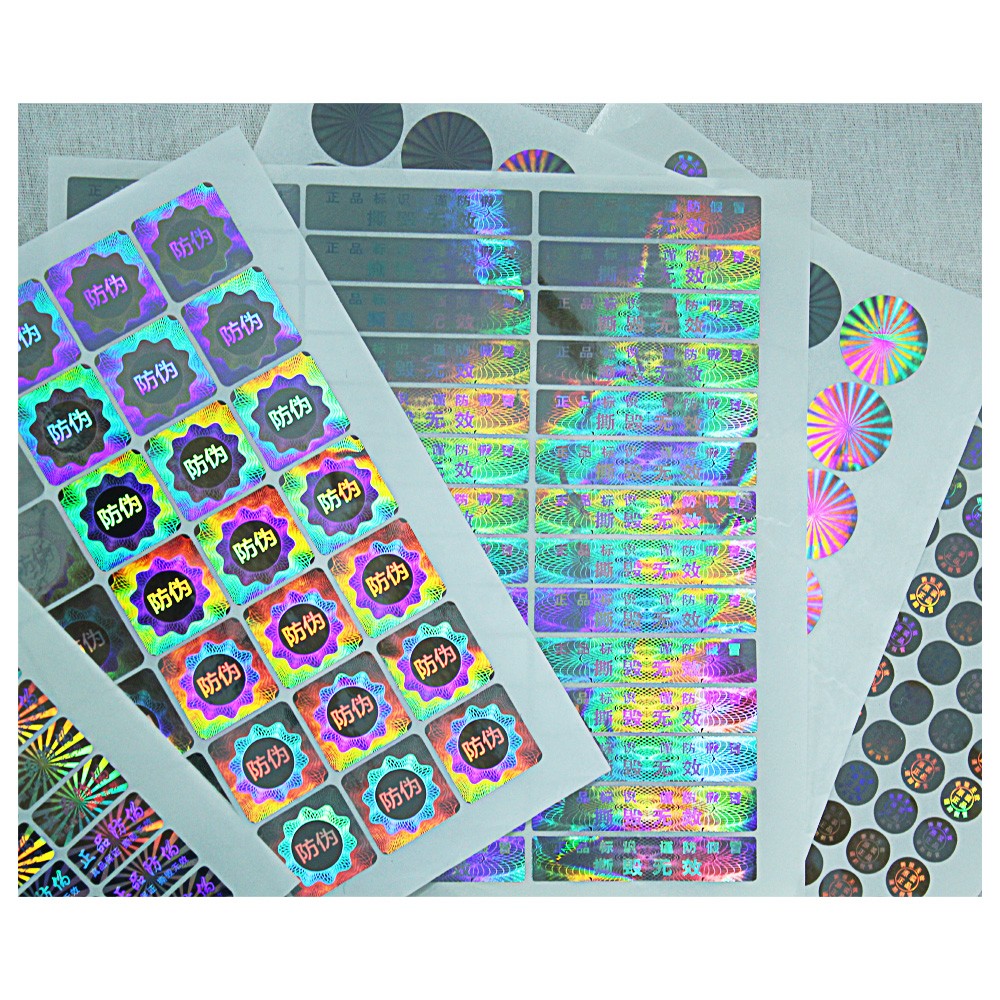 Waterproof Laser Custom Tamper Proof Stickers For Certifications