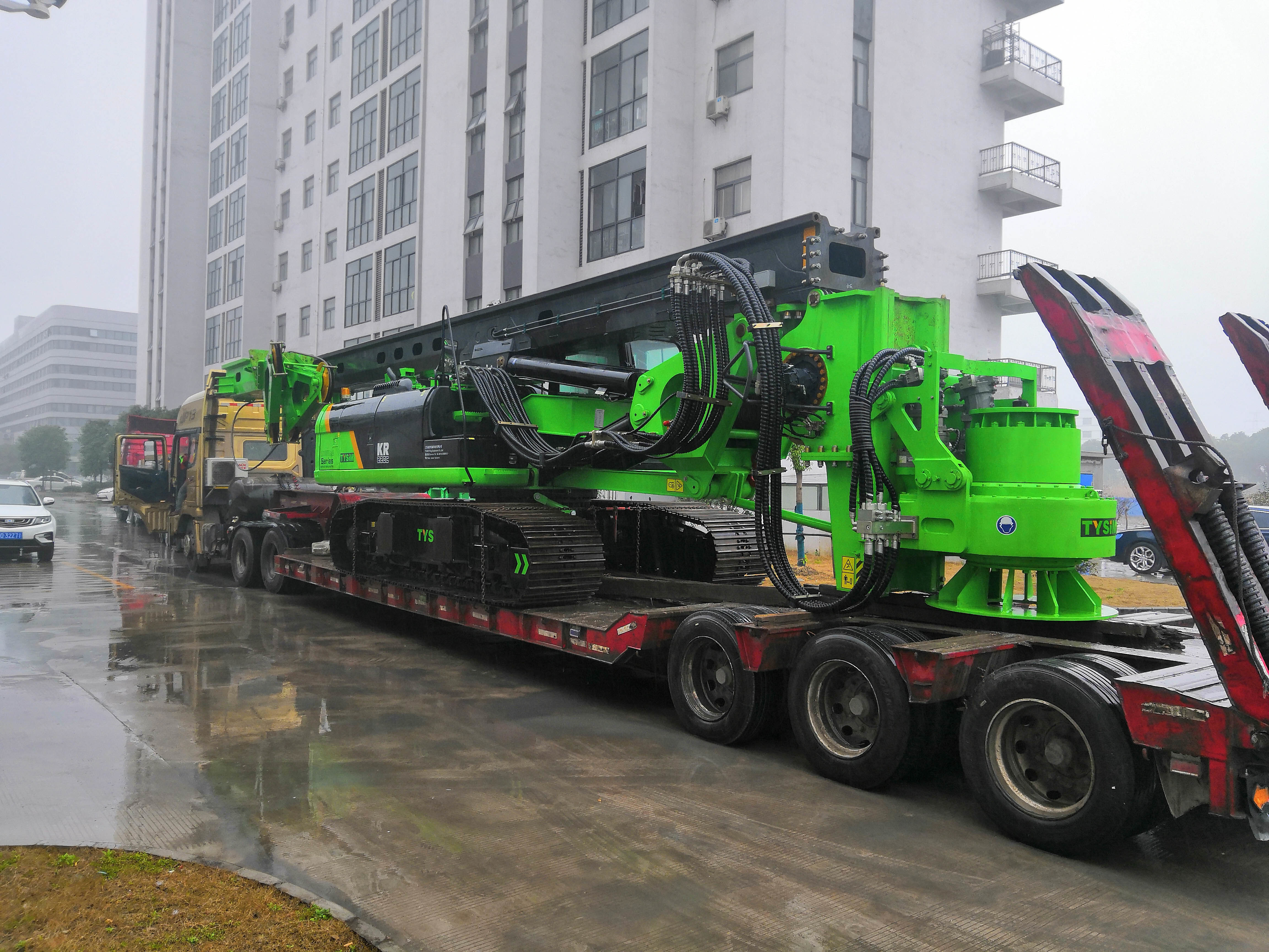 Tysim kR285c Hydraulic Piling Rig Torque 280kN.M Max. drilling Diameter 2500mm Max. drilling Depth 80m