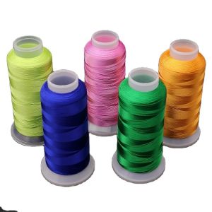  4000m Computer Polyester Embroidery Thread in Different Colors for Embroidery Machine Manufactures