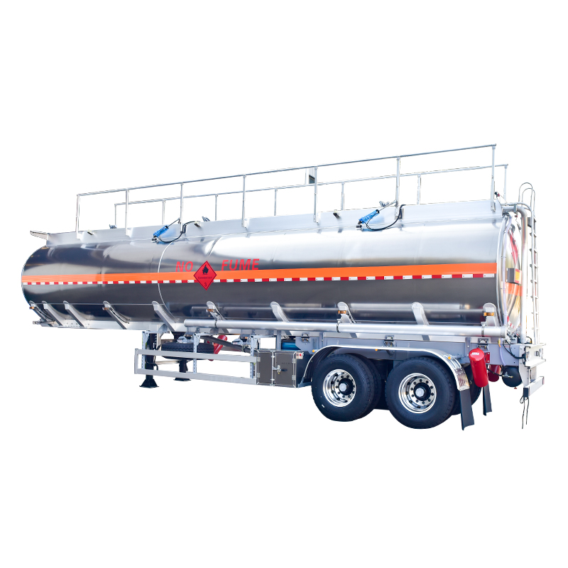 Customized 40000 Liters Tri Axle Fuel Tanker Trailer Mobile Gasoline Trailer