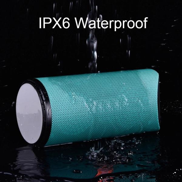 Rechargeable Waterproof Outdoor Logo Customized Portable Mini Round Blue Tooth