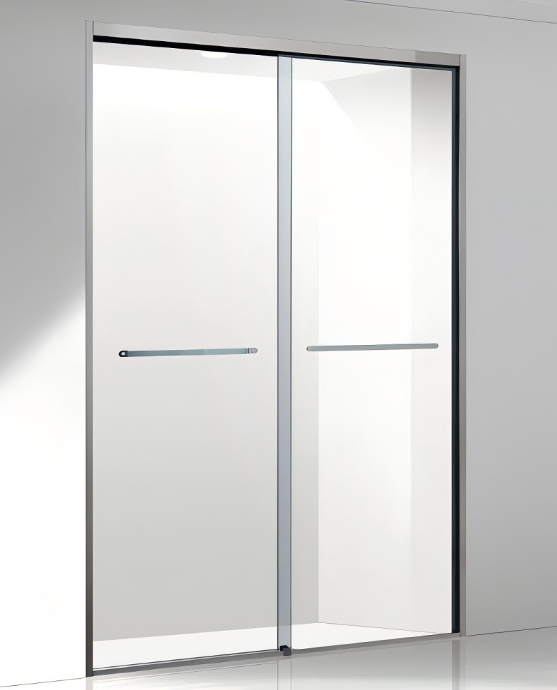 304 Material Stainless Steel Profile Shower Room Sliding Door Frame Corrosion Proof