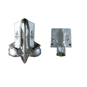 Plastic Injection Molding  Silvering  Coffin Parts applied with Steel bar