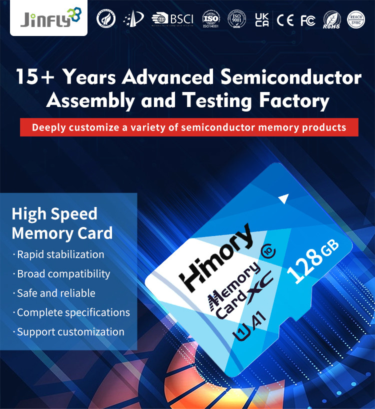 Class 10 Micro SD Memory Card , 64Gb 128Gb 256Gb Xc Sd Card