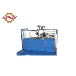 Semi Automatic Box Folder Gluer Machine , Carton Box Folding Machine