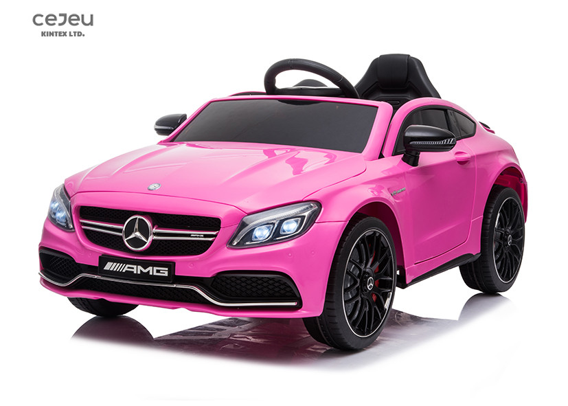 Four Wheel Suspension Licensed Kids Car With Handle And Training Wheel