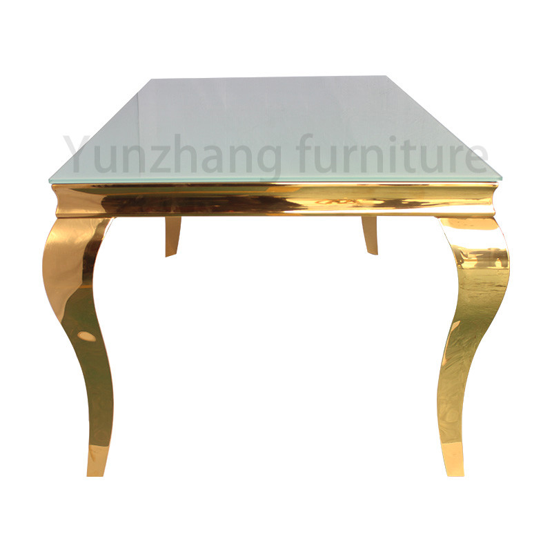 Simple Style SS 201 Marble Stone Dining Table Restaurant Hotel Furniture