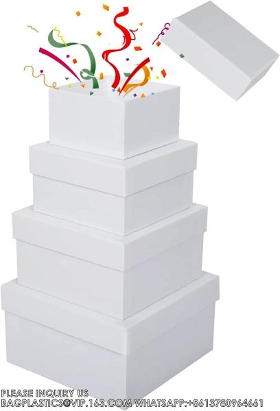 Black Gift Boxes Birthday Wedding Graduation Christmas Gift Wrapping Boxes